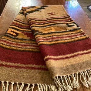 Vintage 1960’s 100% wool south west rug / wall hanging made in Mexico